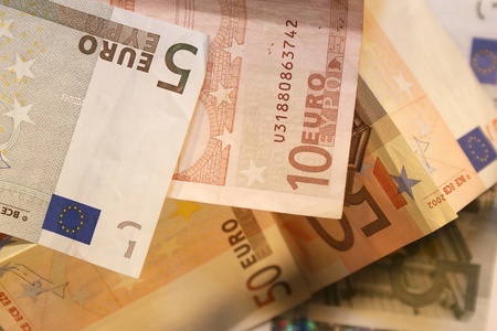 euro briefjes geld